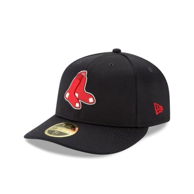 Sapca New Era Boston Red Sox MLB Clubhouse Collection Low Profile 59FIFTY Fitted - Albastri